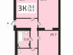 3-комнатная квартира, улица Ленина, 40. Фото 25